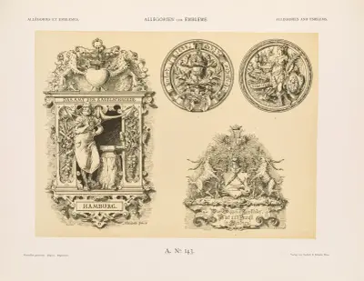 Allegorien und Embleme Vol. II Pl.154 av Albert Ilg