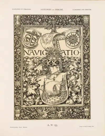 Allegorien und Embleme Vol. II Pl.167 av Albert Ilg