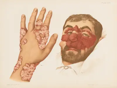 I. Lupus Papillaris, II. Tuberculosis Papillomatosa Cutis, Prince Albert Morrow