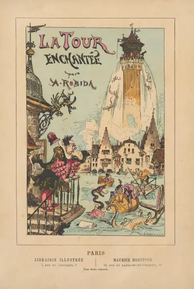 La tour enchantée- Titlepage av Albert Robida