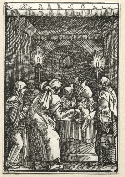Joachim’s Offering Rejected by the High Priest, Albrecht Altdorfer