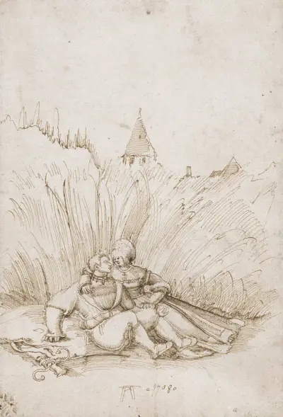 Lovers in a Cornfield, Albrecht Altdorfer