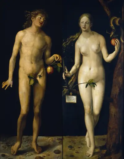 Adam i Ewa, 1507, Albrecht Dürer