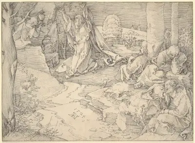 Christus am Ölberg, 1524 von Albrecht Dürer