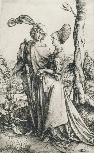 Death and the Lovers av Albrecht Dürer