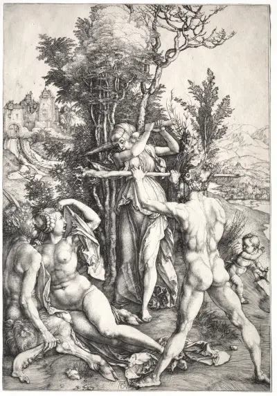 Hercules at the Crossroad av Albrecht Dürer