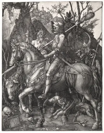 Knight, Death, and the Devil, 1513 av Albrecht Dürer
