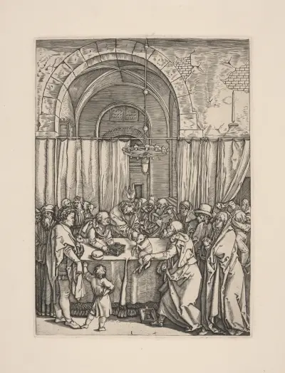 Refusal of Joachim’s Offer av Albrecht Dürer