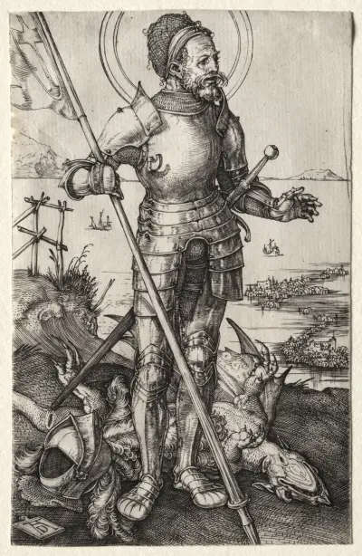 St. George on Foot (c. 1504–5) av Albrecht Dürer