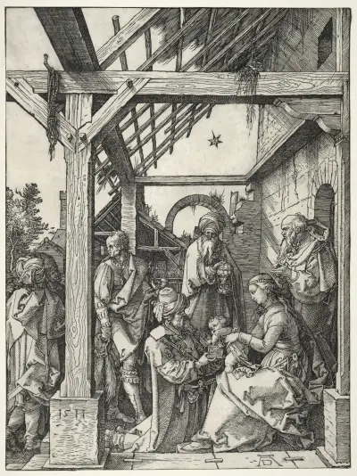 The Adoration of the Magi, 1511 av Albrecht Dürer