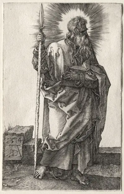 The Apostle Thomas av Albrecht Dürer