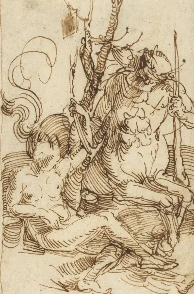 Rodzina centaurów, Albrecht Dürer