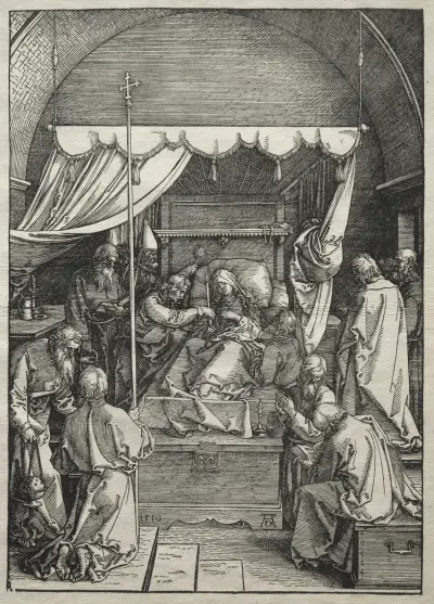 The Death of the Virgin av Albrecht Dürer