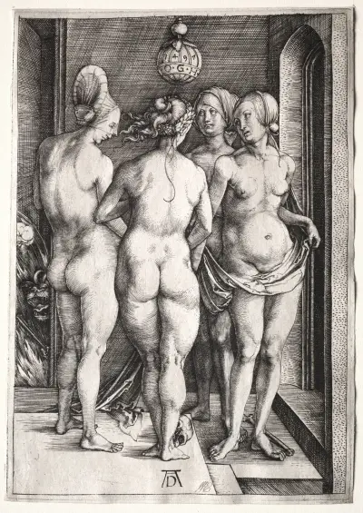 The Four Witches (Four Naked Women) av Albrecht Dürer