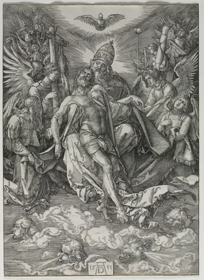 The Holy Trinity av Albrecht Dürer