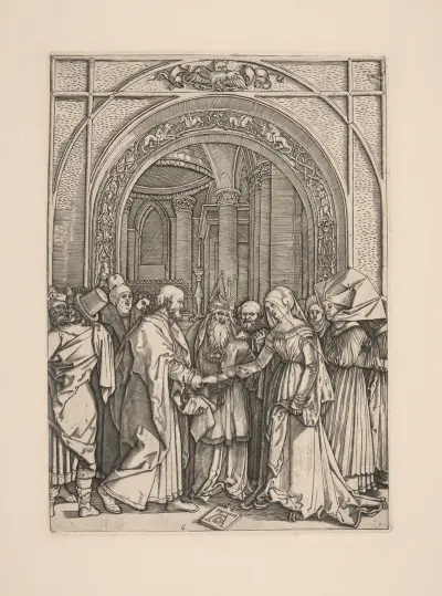 The Marriage of the Virgin av Albrecht Dürer