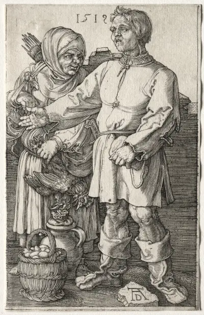 The Peasants at Market av Albrecht Dürer