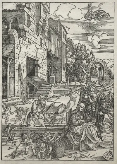 Die Ruhe auf der Flucht nach Ägypten, 1504 – Nr. 2 von Albrecht Dürer