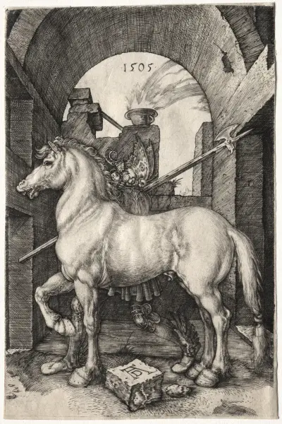 The Small Horse av Albrecht Dürer