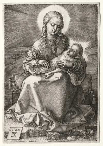 The Virgin with the Swaddled Child av Albrecht Dürer