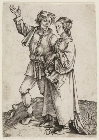 The Young Peasant and His Wife av Albrecht Dürer