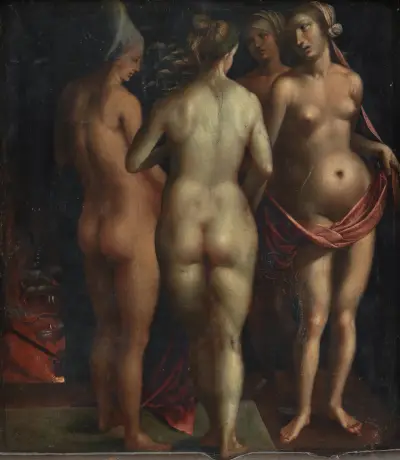 Venus and the Three Graces av Albrecht Dürer