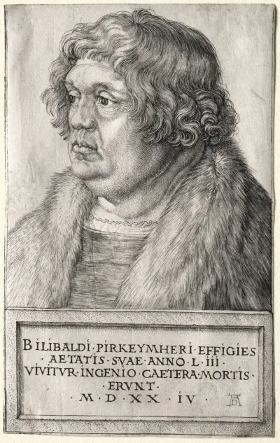 Willibald Pirkheimer av Albrecht Dürer