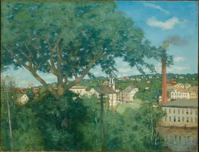 Fabryczna wioska, Julian Alden Weir