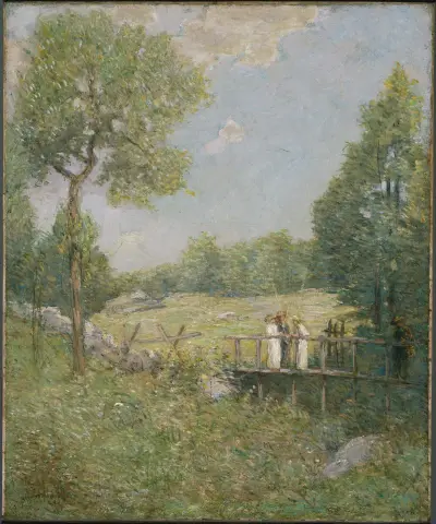 Wyprawa na ryby, Julian Alden Weir