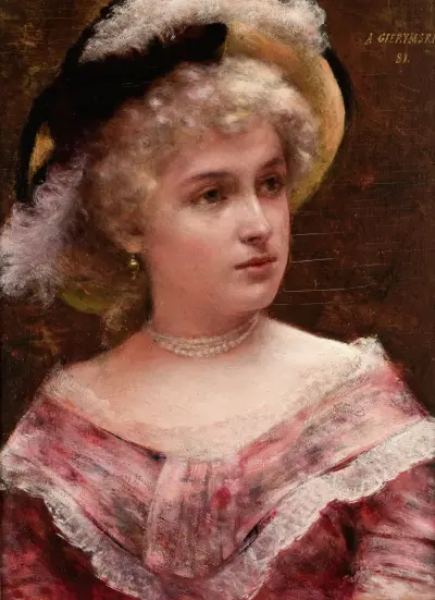Rokoko-Dame von Aleksander Gierymski