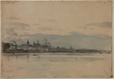 Die Weichsel bei Warschau von Aleksander Gierymski