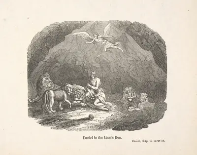 Daniel in the lion’s den av Alexander Anderson