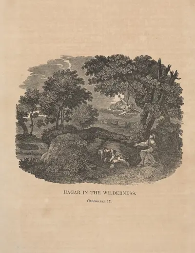 Hagar in the wilderness av Alexander Anderson