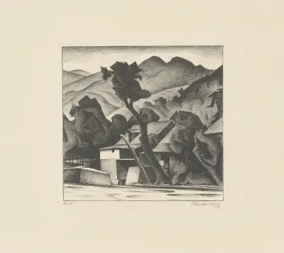 Die Mühle av Alexander Kanoldt