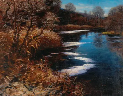 An oxbow lake, Brixen, Alexander Koester