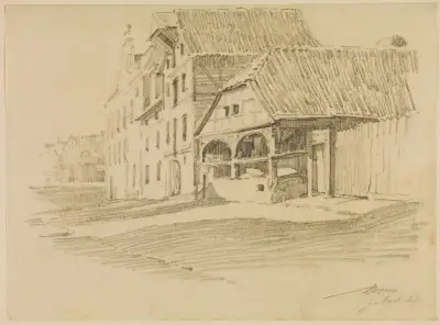 Rynek w Golubiu av Alexander Mann