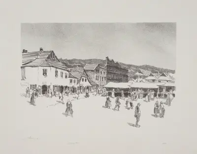 Rynek w Kazimierzu Dolnym av Alexander Mann