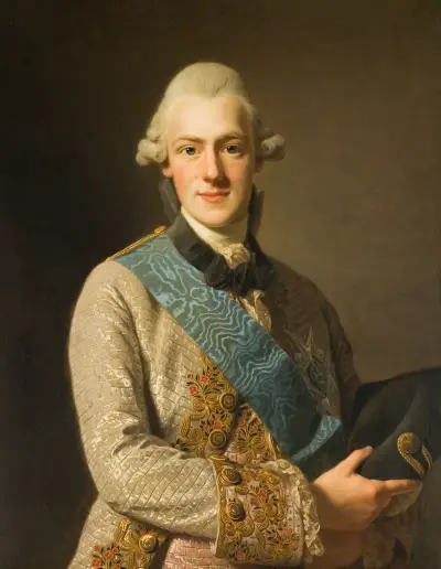 Duke Fredrik Adolf, Gustav III’s Brother av Alexander Roslin
