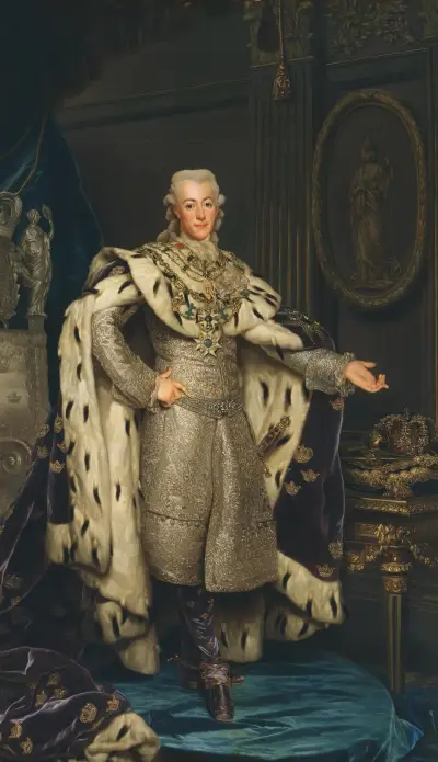 Gustav III, 1746–1792, konung av Sverige av Alexander Roslin