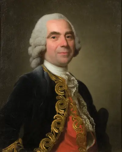 Portrait of a Cavalier av Alexander Roslin