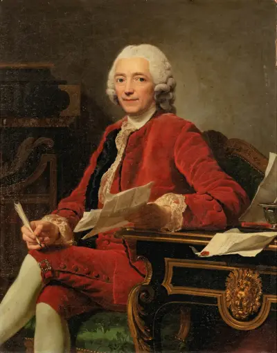 Portrait of Louis de Conzié av Alexander Roslin