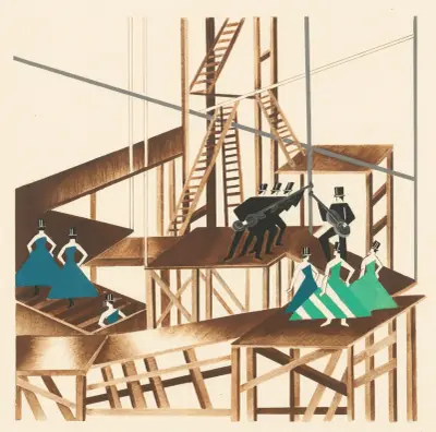 Maquettes de Théatre 16 von Alexandra Exter