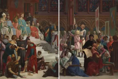 Saint Louis rendant la justice, 1874 – nr 1 av Alexandre Cabanel