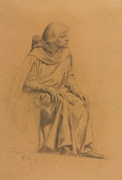 St. Louis pendant la Justice av Alexandre Cabanel