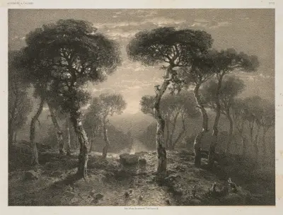 Forêt de Sierre en Valais, Alexandre Calame