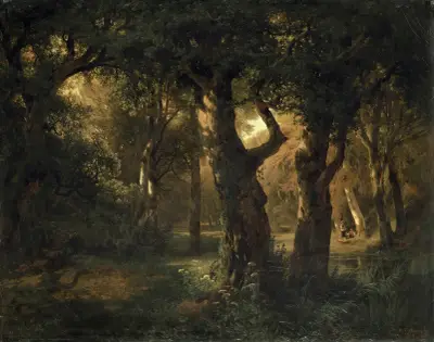 Interior of a Forest, Alexandre Calame