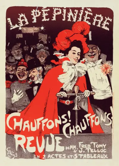 Affiche Pour Le Concert De La Pépinière ‘chauffons! Chauffons!’ av Jules-Alexandre Grün