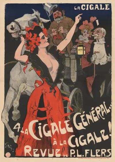 La Cigale. A la Cigale Général. à la Cigale av Jules-Alexandre Grün