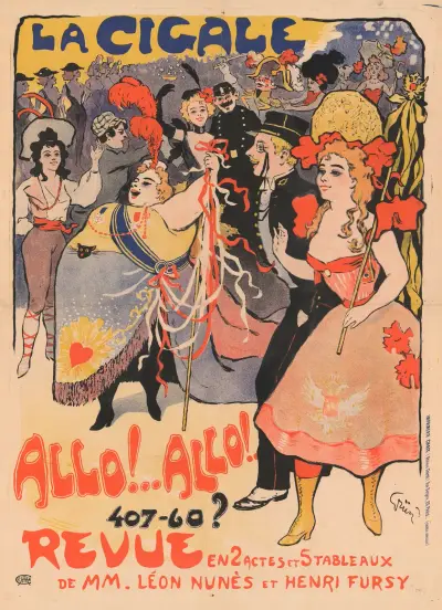 La Cigale. Allo!..Allo!, 1898 – nr 2 av Jules-Alexandre Grün
