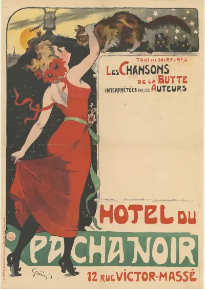 Les chansons de la Butte. Hôtel du Pacha noir av Jules-Alexandre Grün